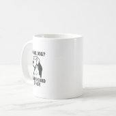 Great Dane Shirt – “Small Dog? Never Heard of Her” Koffiemok (Voorkant links)