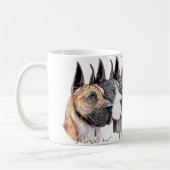 Great Dane Show Colors Group Koffiemok (Links)