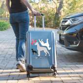 Great Dane Silhouet Sticker (Koffer Insitu)