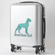 Great Dane Silhouet transparant