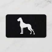 Great Dane-silhouet Visitekaartje (Voorkant)