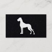 Great Dane-silhouet Visitekaartje (Voorkant)