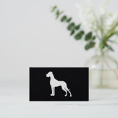 Great Dane-silhouet Visitekaartje (Staand voorkant)