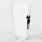 Great Dane Silhouettes Beer Glas (Rechts)