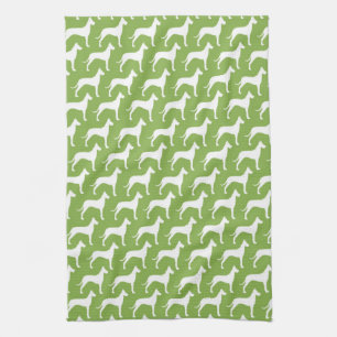Great Dane Silhouettes Pattern Theedoek