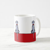 Great Dane Sit Blue UC Coffee Mok (Voorkant rechts)