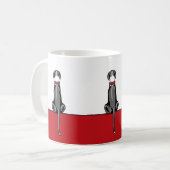 Great Dane Sit Mantle UC Koffiemok (Voorkant links)
