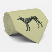 Great Dane skeleton Stropdas (Opgerold)