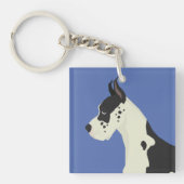 Great Dane Sleutelhanger (Voorkant)