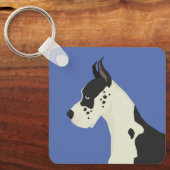 Great Dane Sleutelhanger (Voorkant)