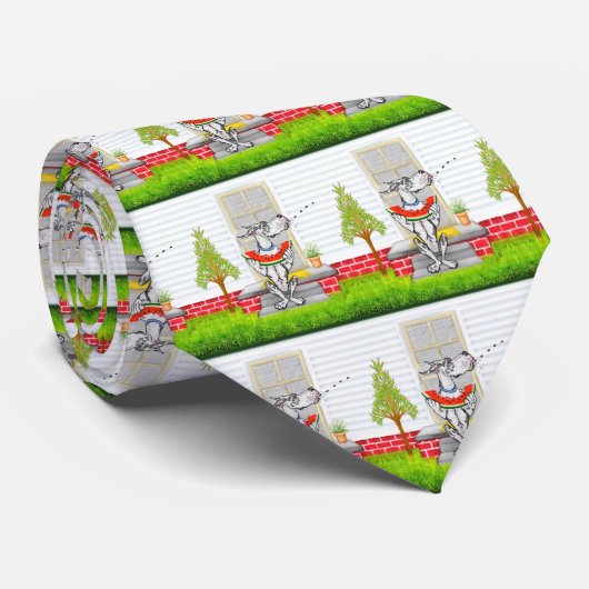 Great Dane SPIT Harlequin Stropdas (Opgerold)