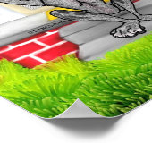 Great Dane SPIT Merle Poster (Hoek)