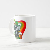 Great Dane St. Patrick's Day Koffiemok (Voorkant links)