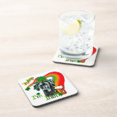Great Dane St. Patrick's Day Onderzetter (Rechterzijde)