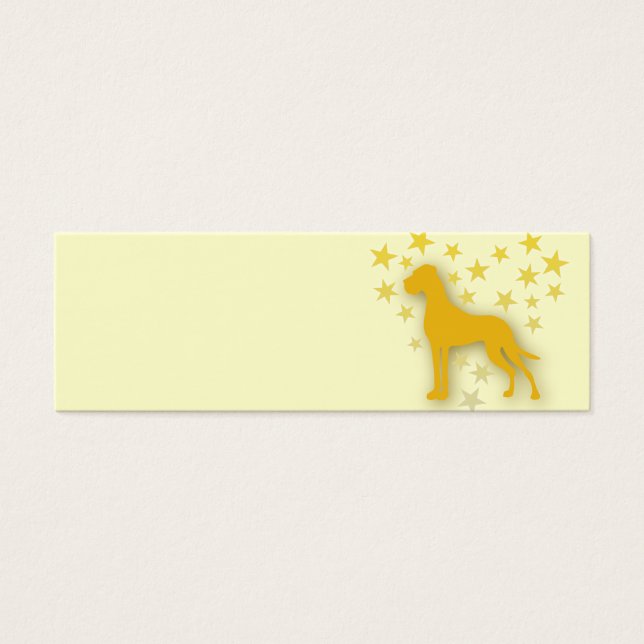 Great Dane Starheart Mini Visitekaartjes (Voorkant)