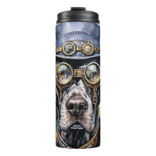 Great Dane Steampunk Hond Thermosbeker