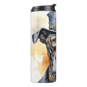 Great Dane Steampunk Hond Thermosbeker (Gedraaid links)