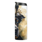 Great Dane Steampunk Hond Thermosbeker (Geroteerd rechts)