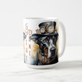 Great Dane Steampunk Hound Koffiemok (Voorkant rechts)
