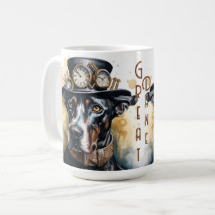 Great Dane Steampunk Hound Koffiemok