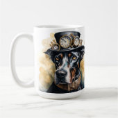 Great Dane Steampunk Hound Koffiemok (Links)