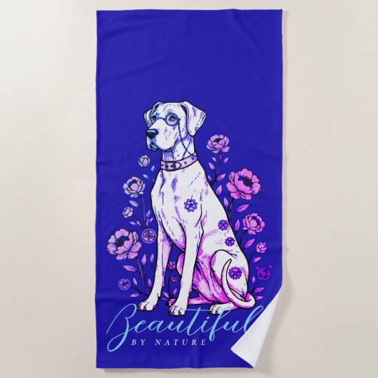 Great Dane Steampunk Strandlaken (Voorkant)