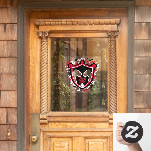 Great Dane Sticker / Cling (Huis Deur)