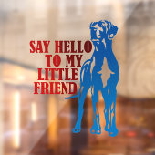 Great Dane Sticker / Cling (Vel 2)