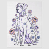 Great Dane stoampunk Tissuepapier (Voorkant)