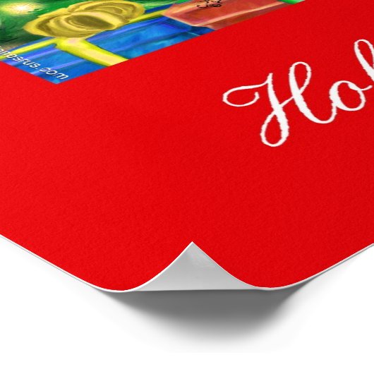 Great Dane Stockings Fawn Poster (Hoek)