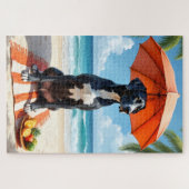 Great Dane Strand Relax Scene Legpuzzel (Horizontaal)