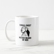 Great Dane T-shirt – “Kleine hond? Nooit van gehoo