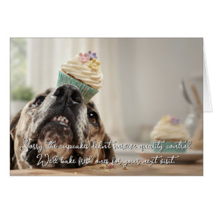 Great Dane Taart Uitnodigingen 