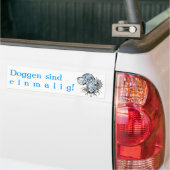 Great Dane Tatoeage Stijl Bumpersticker (Op Truck)