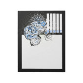 Great Dane Tattoo Stijl Notitieblok (Linkerzijde)
