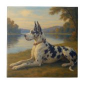 Great Dane Tegeltje (Voorkant)