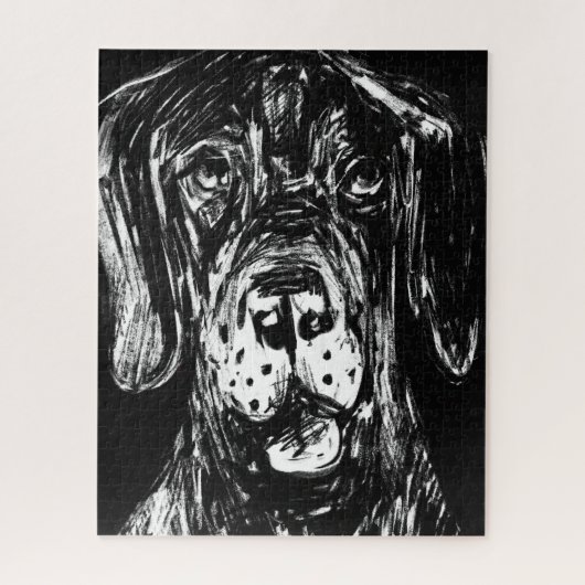 Great Dane Tekenpuzzel Legpuzzel (Verticaal)