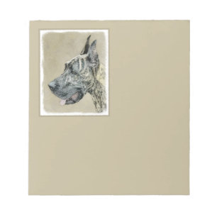 Great Dane (Tigeraar) Schilderij - Originele Honde Notitieblok