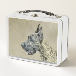 Great Dane (Tigerschimmel) Schilderij - Originele