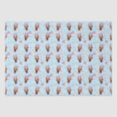 Great Dane Tissue Paper in Blue Tissuepapier (Voorkant)