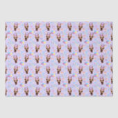 Great Dane Tissue Paper in Purple Tissuepapier (Voorkant)
