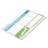 Great Dane training plan Notitieblok (Schuin)