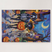 Great Dane Trick-or-Treating Halloween Kostuums Legpuzzel (Horizontaal)