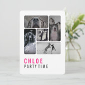 Great Dane Uitnodiging (Staand voorkant)