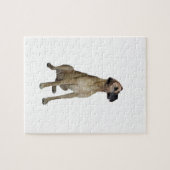 Great Dane - VaalZit - natuurlijke oren Legpuzzel (Horizontaal)