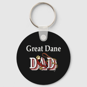 Great Dane vader sleutelhanger