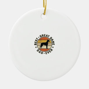 Great Dane Vader Vintage Sunset Hondenliefhebber S Keramisch Ornament
