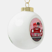 Great Dane Valentijnsdag Delight Keramische Bal Ornament (Links)