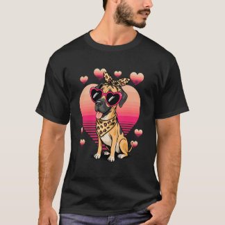 Great Dane Valentijnsdag T-shirt