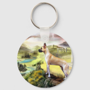 Great Dane Vallei van Zeus Sleutelhanger